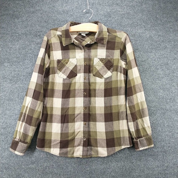 Gander Mountain Guide Series Mens Button-Up Shirt Multi Small Check Pockets - Picture 2 of 12